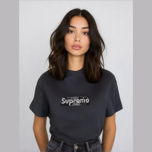 Women’s Supreme T-Shirt Black Size M